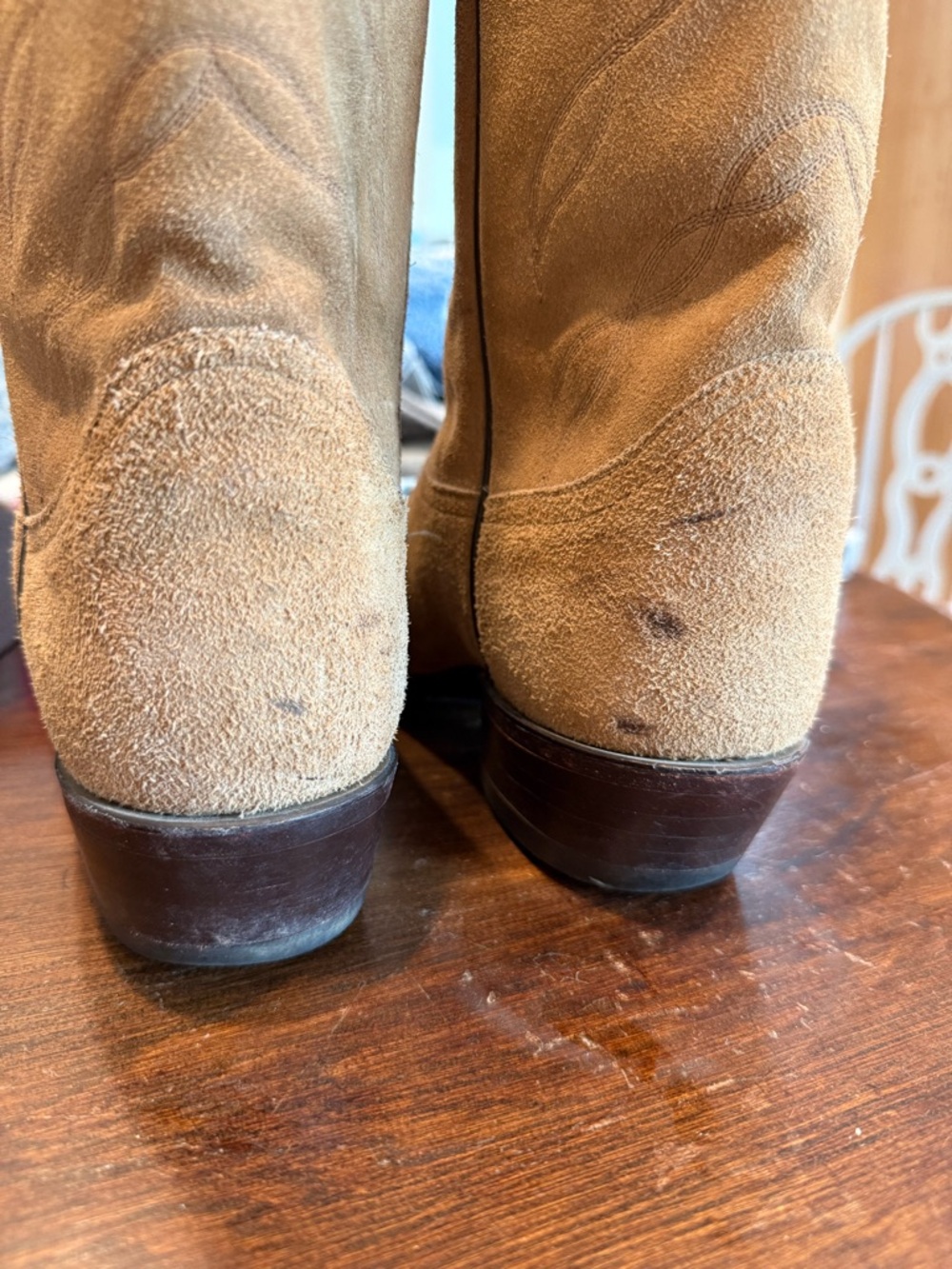 Tony Lama gold label 11D 6987 Tan roughout - Picture 4 of 6